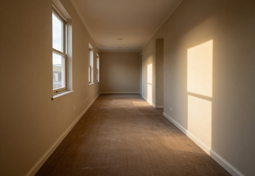 Dried and restored carpet and subfloor in a Bella Vista home after water damage treatment